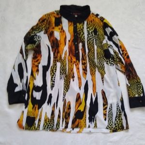 Mishca wearable art abstract point collar